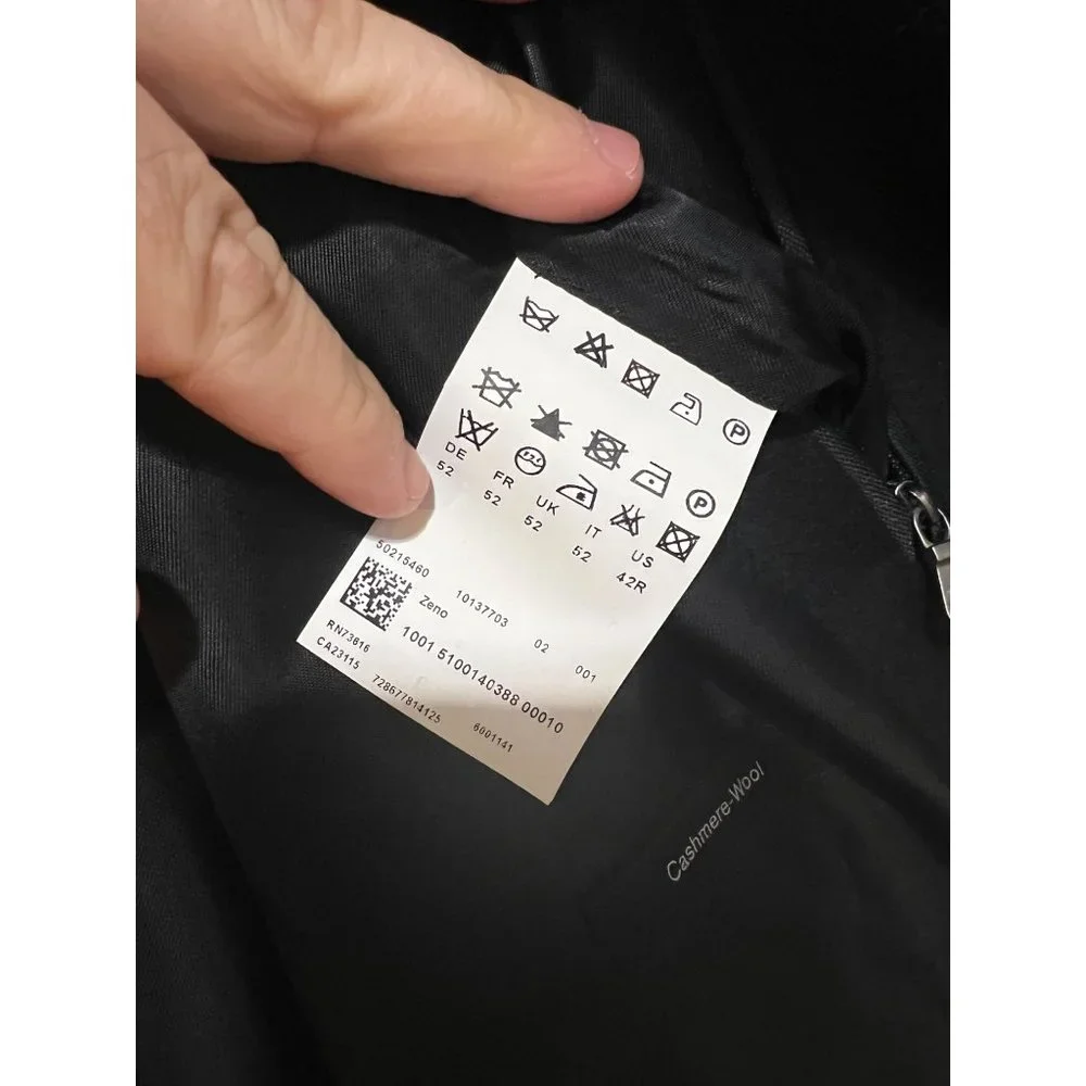 Hugo Boss‎ Cashmere Wool Jacket Sport Coat - Size 42R